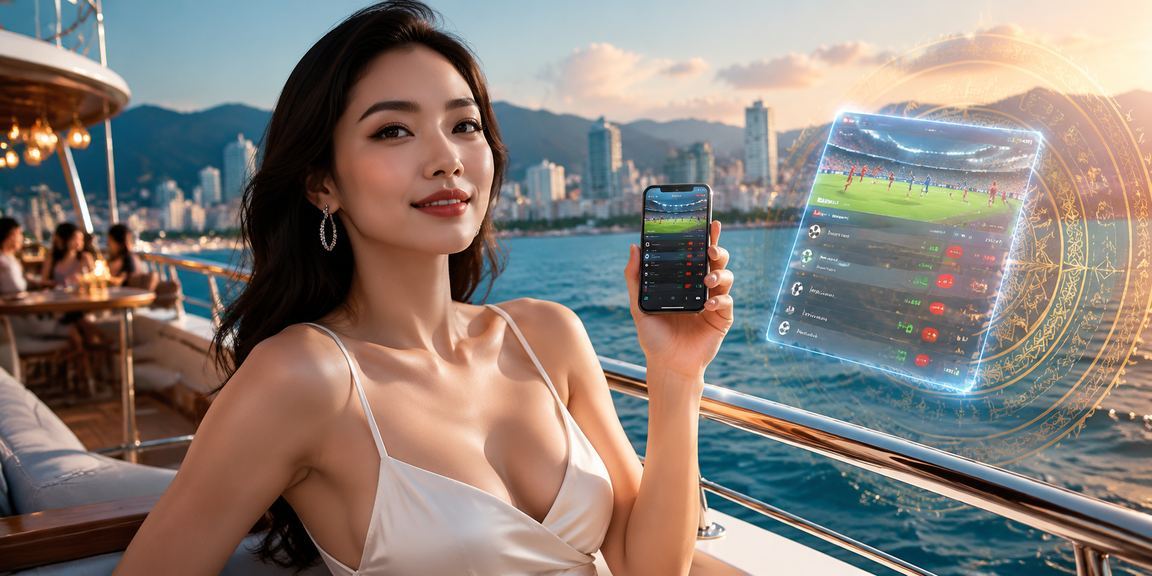 Người dùng chơi casino trên điện thoại tại bãi biển Nha Trang